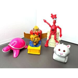 Burger King Kids' Meal Toy Lot #5 Robots Jimmy Neutron Hasbro et al